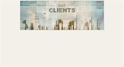 Desktop Screenshot of gotclients.com